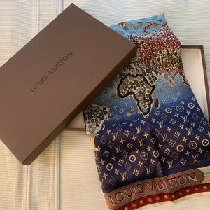 Louis Vuitton silk scarf/wrap